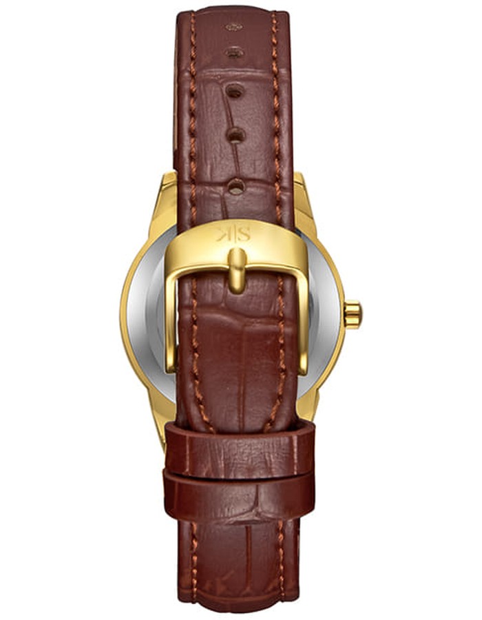Kenneth Scott Women's Analog Beige Dial Watch - K23530-GLDI