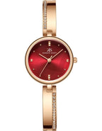 Kenneth Scott Women's Analog Red Dial Watch - K23506-RBKR