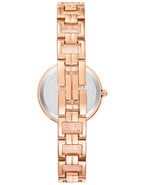 ساعة كينيث سكوت النسائية التناظرية ذات المينا البيضاء - K23514-RBKW