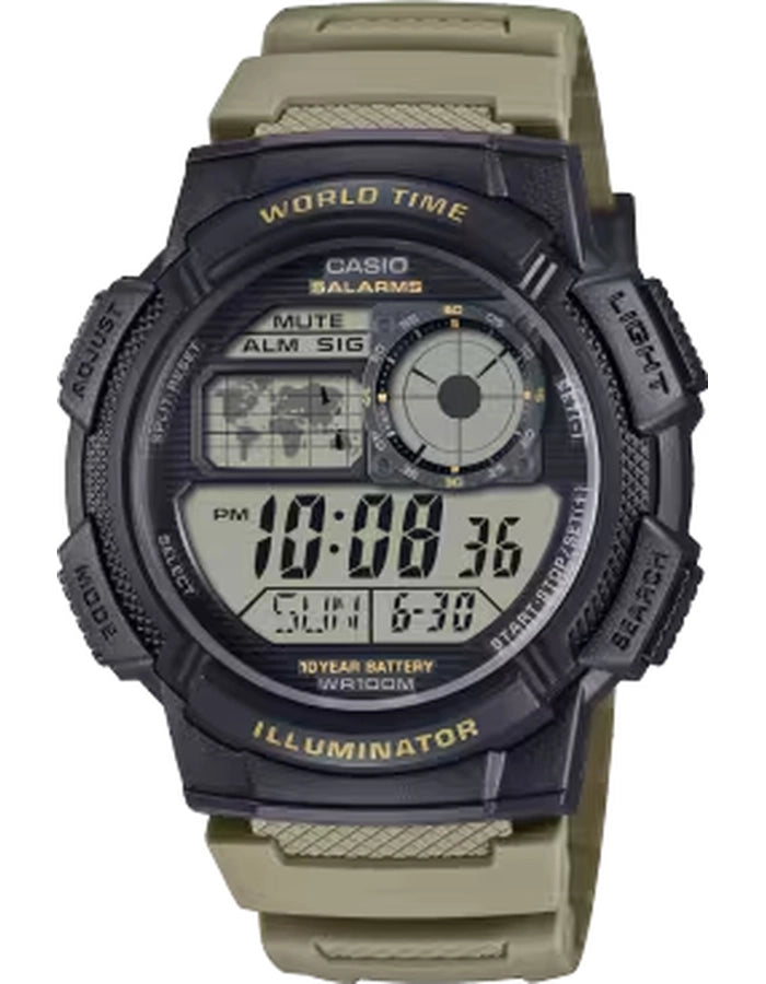 CASIO Men's Digital Grey Dial Watch - AE-1000W-5AVDF