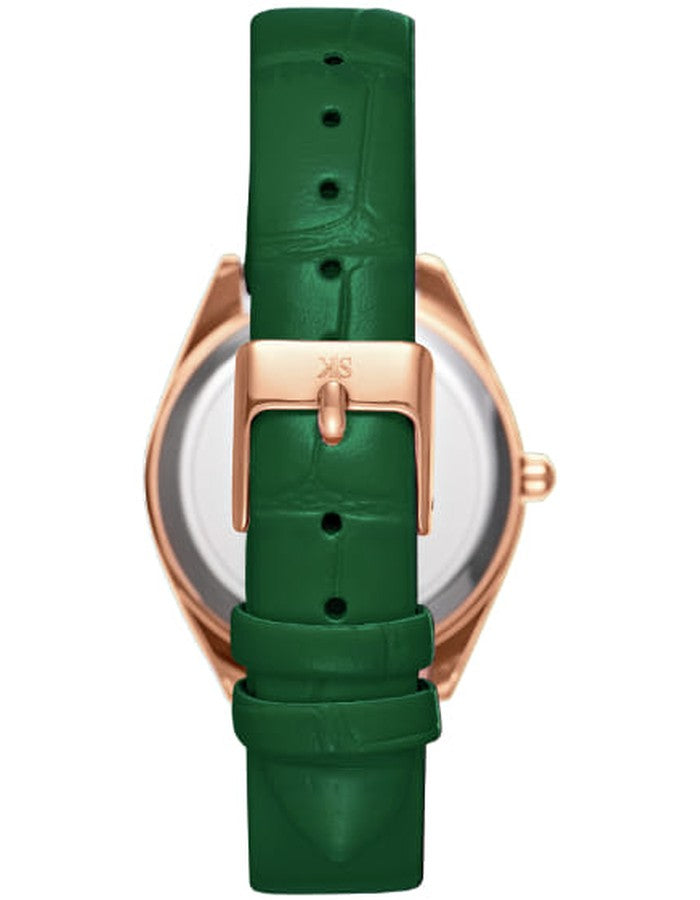 Kenneth Scott Women's Analog White Dial Watch - K24508-RLHW