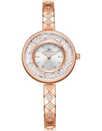 Kenneth Scott Women's Analog Silver Dial Watch - K23515-RBKS