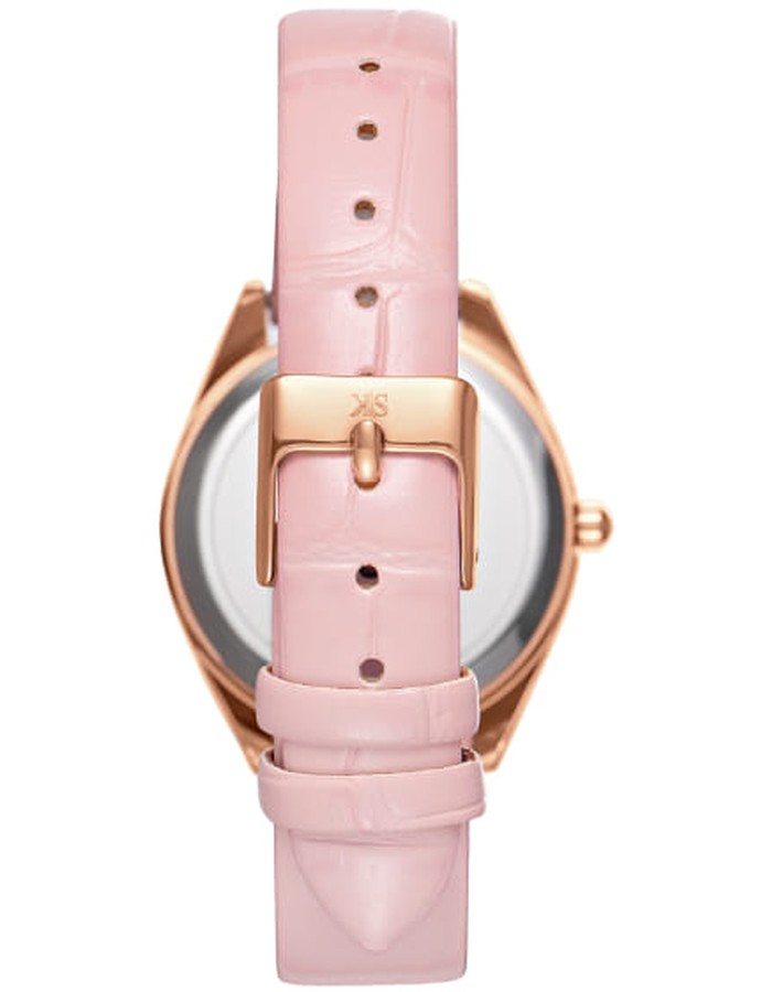 Kenneth Scott Women's Analog Pink Dial Watch - K24508-RLPP