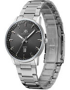 Kenneth Scott Men's Analog Black Dial Watch - K22010-SBSB