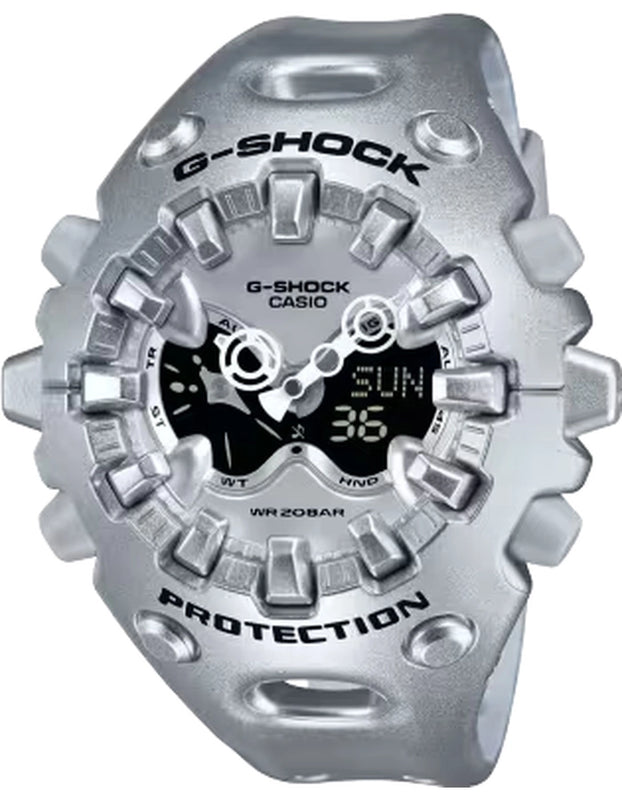 G-SHOCK Men's Analog-Digital Silver Dial Watch - GA-V01A-8ADR