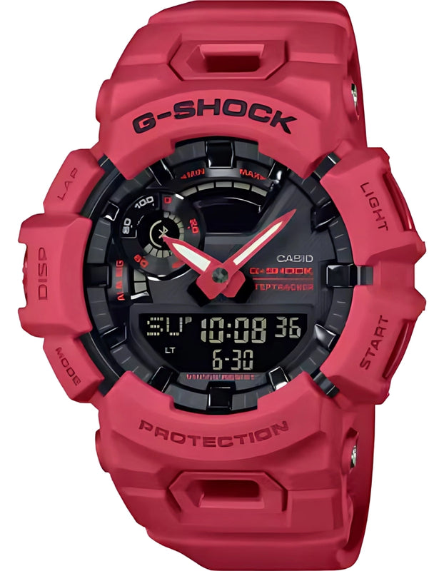 G-SHOCK Men's Analog-Digital Black Dial Watch - GBA-900RD-4ADR