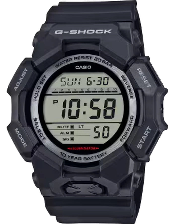 G-SHOCK Men's Digital Red Dial Watch - GD-010BBR-1DR