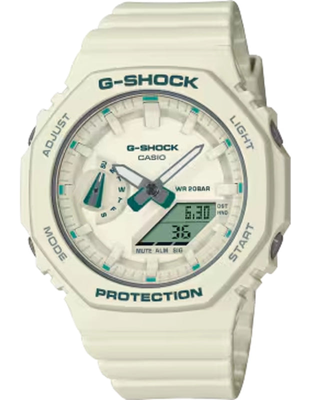 G-SHOCK Women's Analog-Digital White Dial Watch - GMA-S2100GA-7ADR