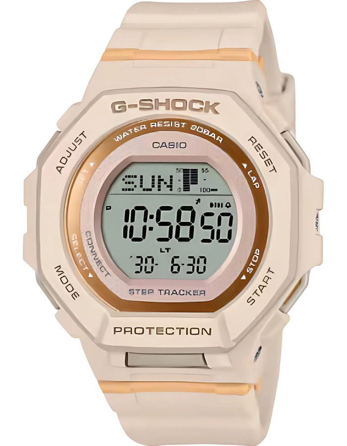 G-SHOCK Women's Digital Pink Dial Watch - GMD-B300-4DR