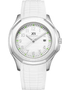 Kenneth Scott Men's Analog White Dial Watch - K24014-SSWW