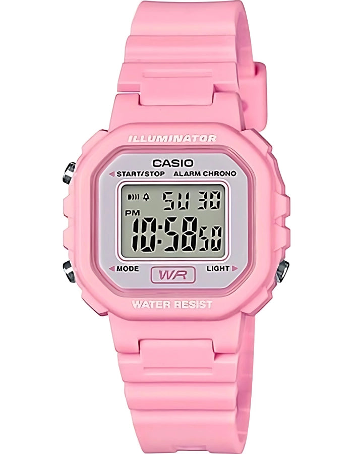 CASIO Women's Digital Pink+Grey Dial Watch - LA-20WH-4A1