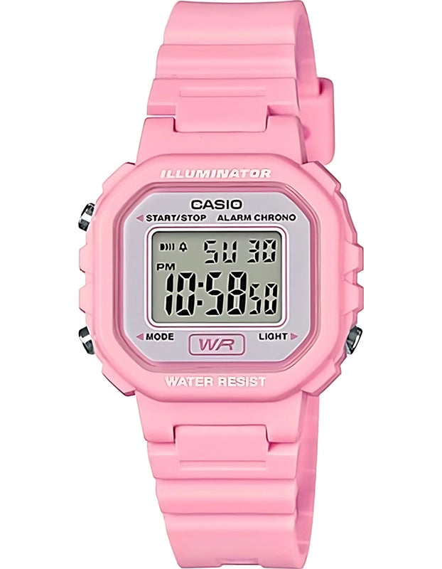 CASIO Women's Digital Pink+Grey Dial Watch - LA-20WH-4A1