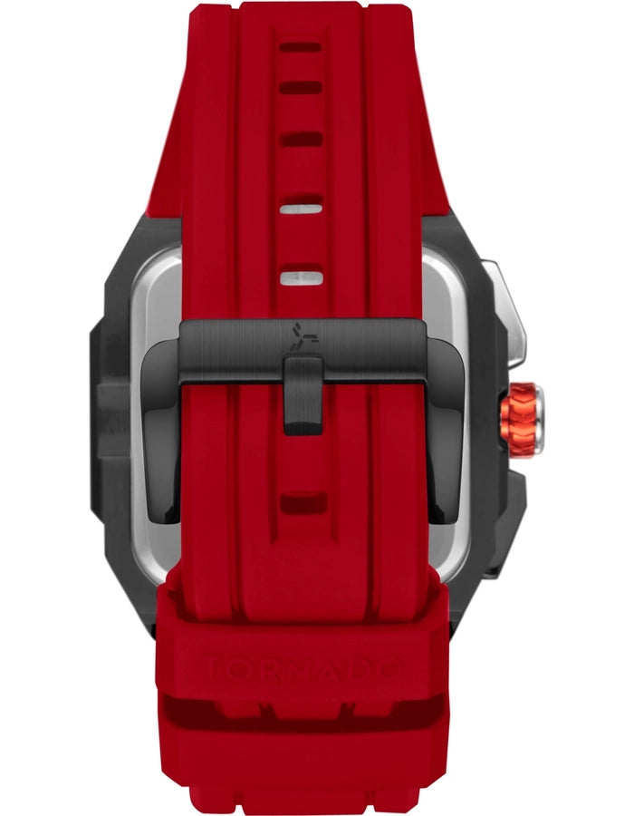 Tornado Xenith Curve Men's Multi Function Red Dial Watch - T26101-XFRR