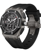 TORNADO LUMINA CHRONOSPHERE Men's Chronograph Gun Metal With Black Dial Watch - T25103-XSBXB