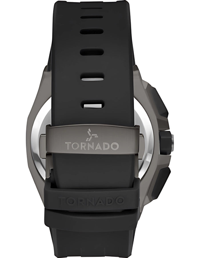 TORNADO LUMINA CHRONOSPHERE Men's Chronograph Gun Metal With Black Dial Watch - T25103-XSBXB