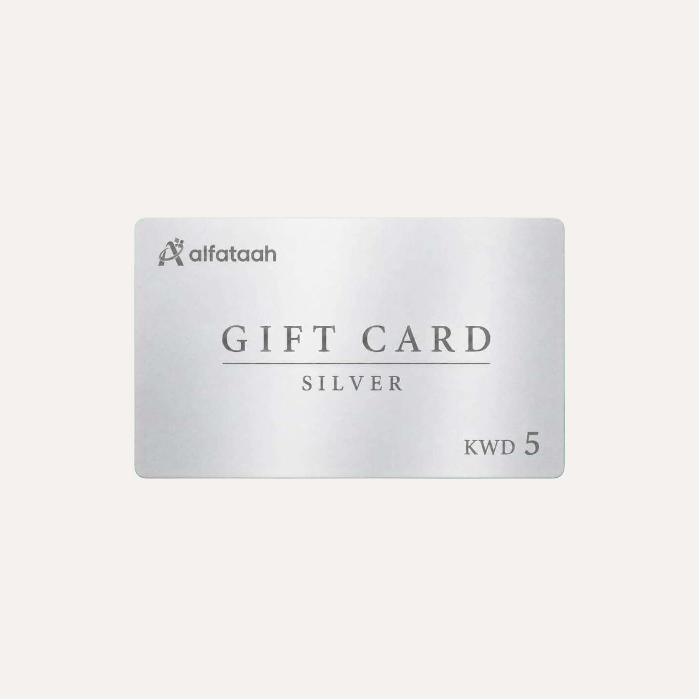 Gift Card Silver KWD 5