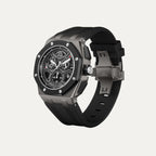 TORNADO LUMINA CHRONOSPHERE Men's Chronograph Gun Metal With Black Dial Watch - T25103-XSBXB