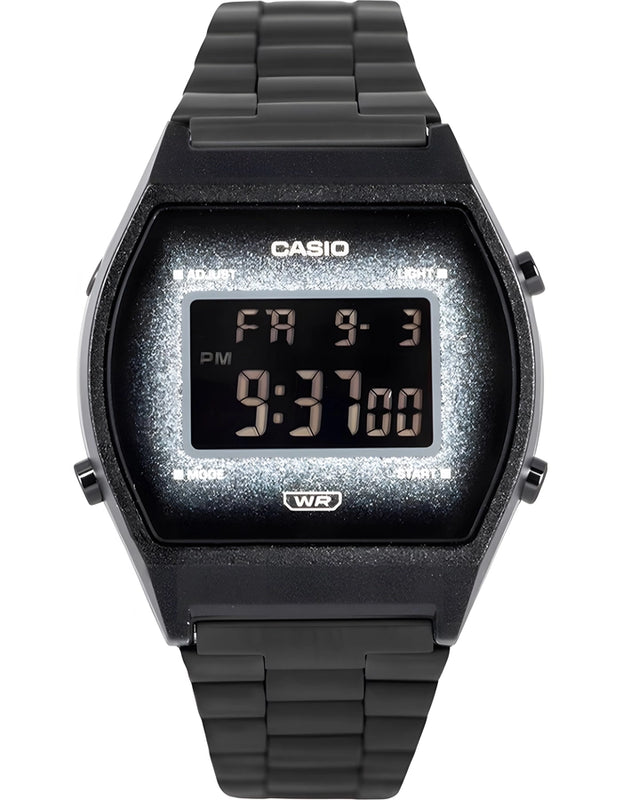 CASIO Unisex Digital Black Dial Watch - B-640WBG-1BDF