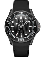 Kenneth Scott Men's Analog Black Dial Watch - K22009-BSBB