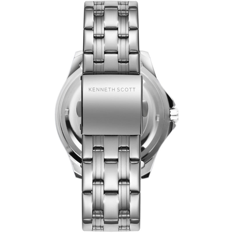 Kenneth Scott Men's Analog Green Dial Watch - K22009-SBSH