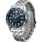 Kenneth Scott Men's Analog Blue Dial Watch - K22009-SBSN