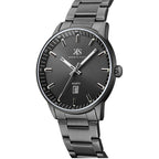 Kenneth Scott Men's Analog Black Dial Watch - K22010-BBBB