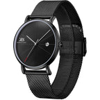 Kenneth Scott Men's Analog Black Dial Watch - K22013-BMBB
