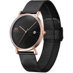 Kenneth Scott Men's Analog Black Dial Watch - K22013-KMBB