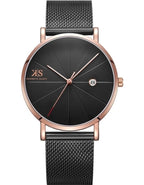Kenneth Scott Men's Analog Black Dial Watch - K22013-KMBB
