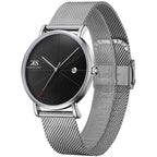 Kenneth Scott Men's Analog Black Dial Watch - K22013-SMSB