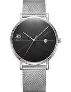 Kenneth Scott Men's Analog Black Dial Watch - K22013-SMSB