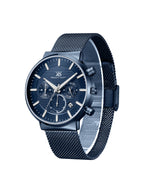 Kenneth Scott Men's Multi Function Blue Dial Watch - K22133-NMNN