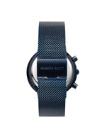 Kenneth Scott Men's Multi Function Blue Dial Watch - K22133-NMNN
