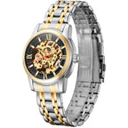 Kenneth Scott Men's Mechanical Black Dial Watch - K22311-TBTB