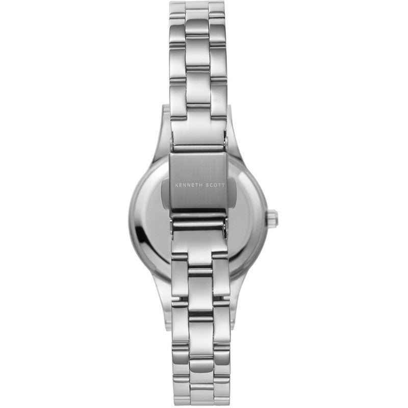 Kenneth Scott Women's Analog Blue Dial Watch - K22517-SBSN