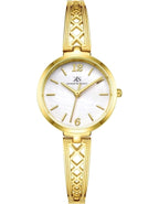 Kenneth Scott Women's Analog White Dial Watch - K22518-GBGM