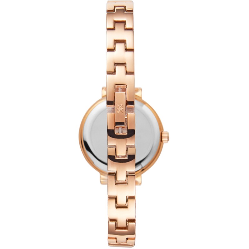 Kenneth Scott Women's Analog White Dial Watch - K22518-RBKM