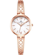Kenneth Scott Women's Analog White Dial Watch - K22518-RBKM