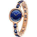 Kenneth Scott Women's Analog Blue Dial Watch - K22521-KCNN