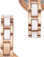 Kenneth Scott Women's Analog White Dial Watch - K22521-KCWW