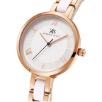 Kenneth Scott Women's Analog White Dial Watch - K22521-KCWW