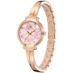 Kenneth Scott Women's Analog Pink Dial Watch - K22522-RBKP
