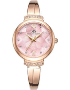 Kenneth Scott Women's Analog Pink Dial Watch - K22522-RBKP