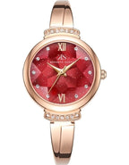 Kenneth Scott Women's Analog Red Dial Watch - K22522-RBKR