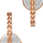 ساعة كينيث سكوت النسائية التناظرية ذات المينا البيضاء - K22522-RBKW