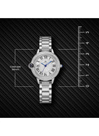 Kenneth Scott Women's Analog White Dial Watch - K22530-SBSW