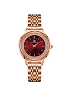 Kenneth Scott Women's Analog Red Dial Watch - K22532-RBKR