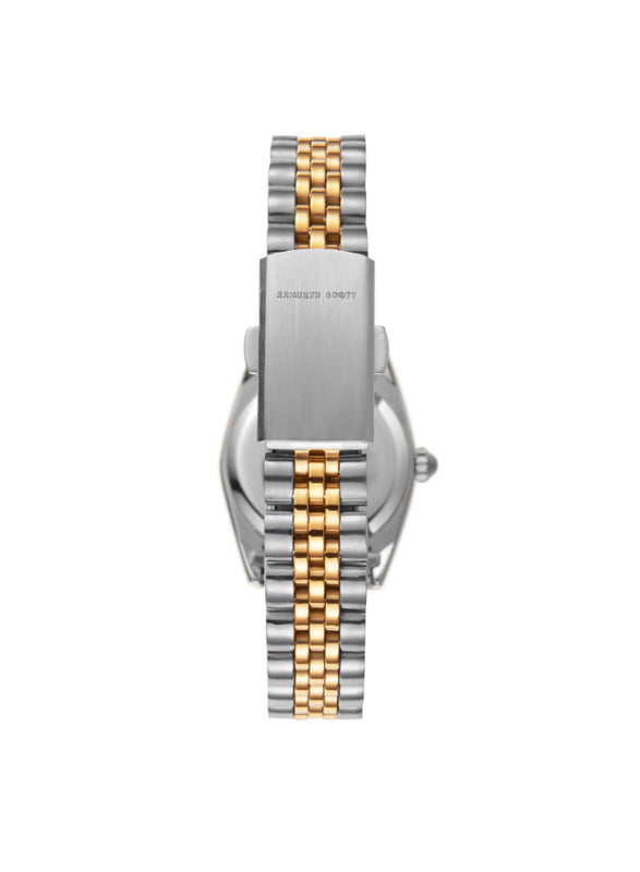 ساعة كينيث سكوت النسائية التناظرية ذات المينا البيضاء - K22536-TBTW