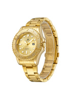 Kenneth Scott Men's Analog Champagne Dial Watch - K23022-GBGC
