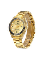 Kenneth Scott Men's Analog Champagne Dial Watch - K23024-GBGCB